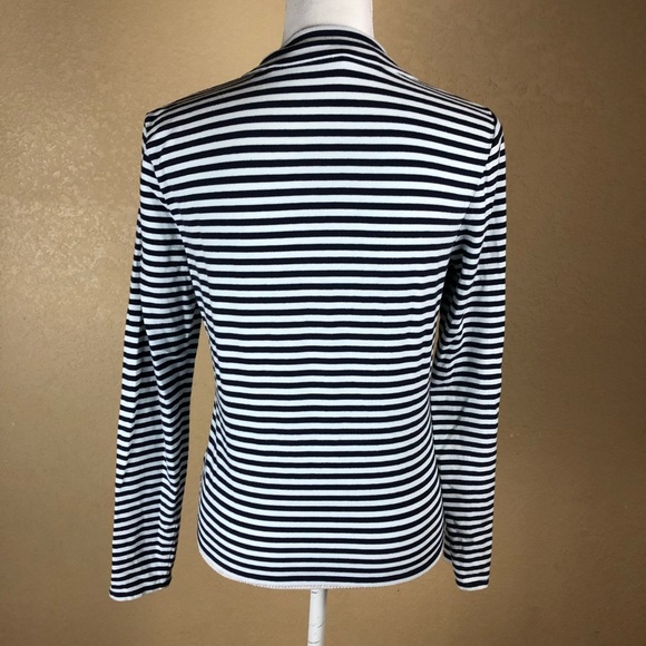 Vintage Ralph Lauren Striped Blue And White - Picture 3 of 4